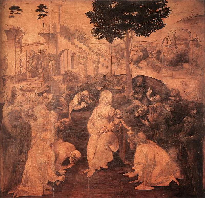 LEONARDO da Vinci St Jerome sgyu Sweden oil painting art